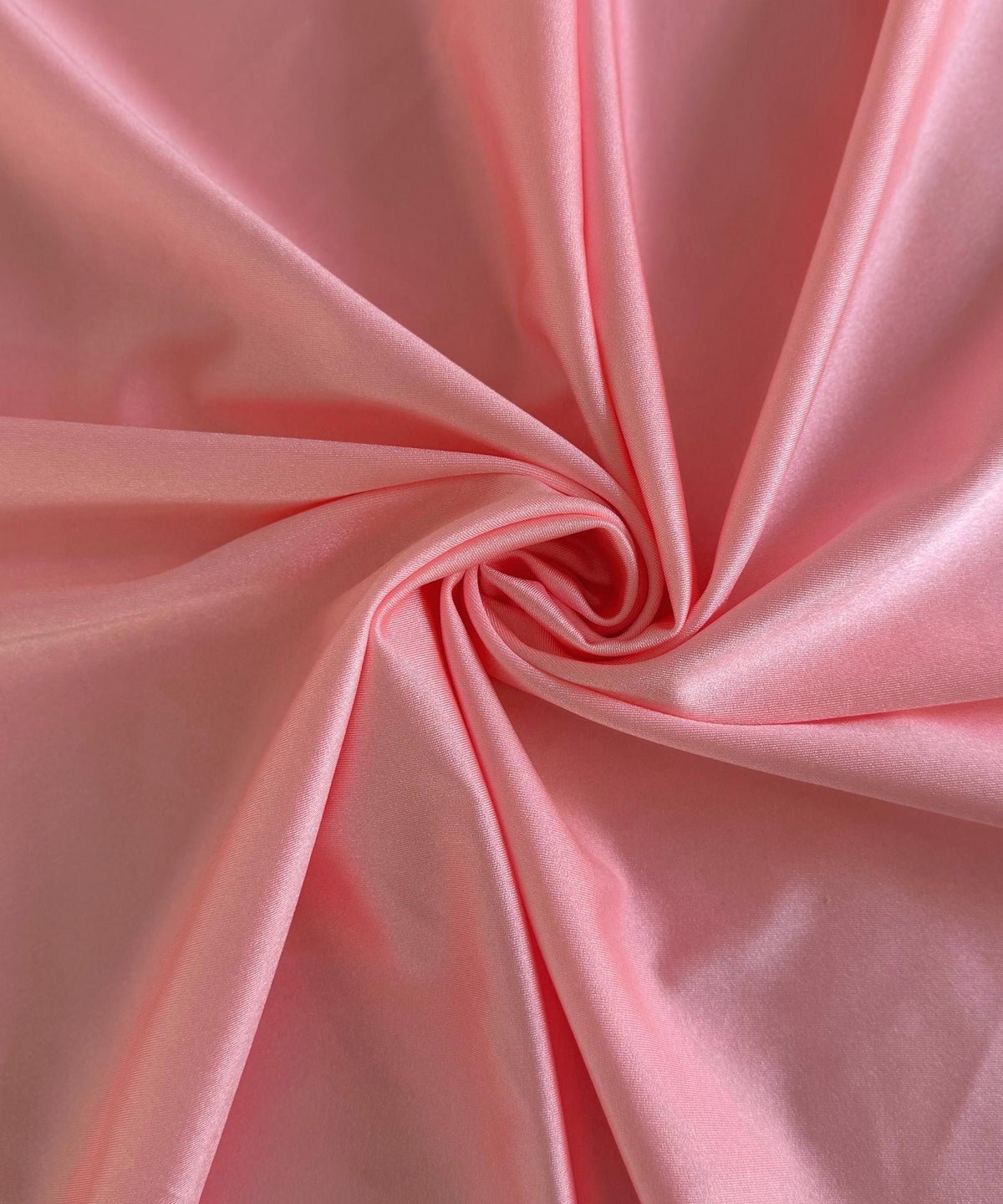Coral Pink Shiny Milliskin Nylon Spandex Fabric by the Yard 60" Wide, 4-Way Silky Stretch Coral Pink  Spandex Fabric for Swimwear, Gowns