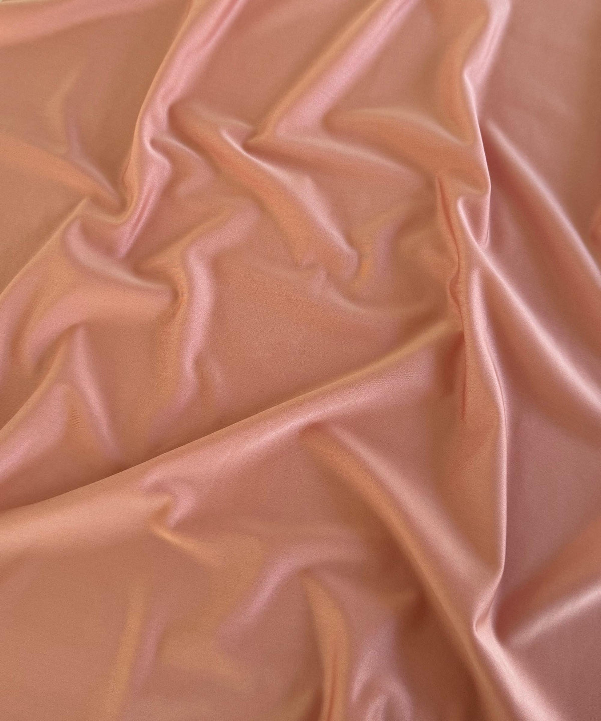 Blush Pink Shiny Milliskin Nylon Spandex Fabric by the Yard 60" Wide, 4-Way Stretch Blush Pink Spandex Fabric for Swimwear Gowns Costumes