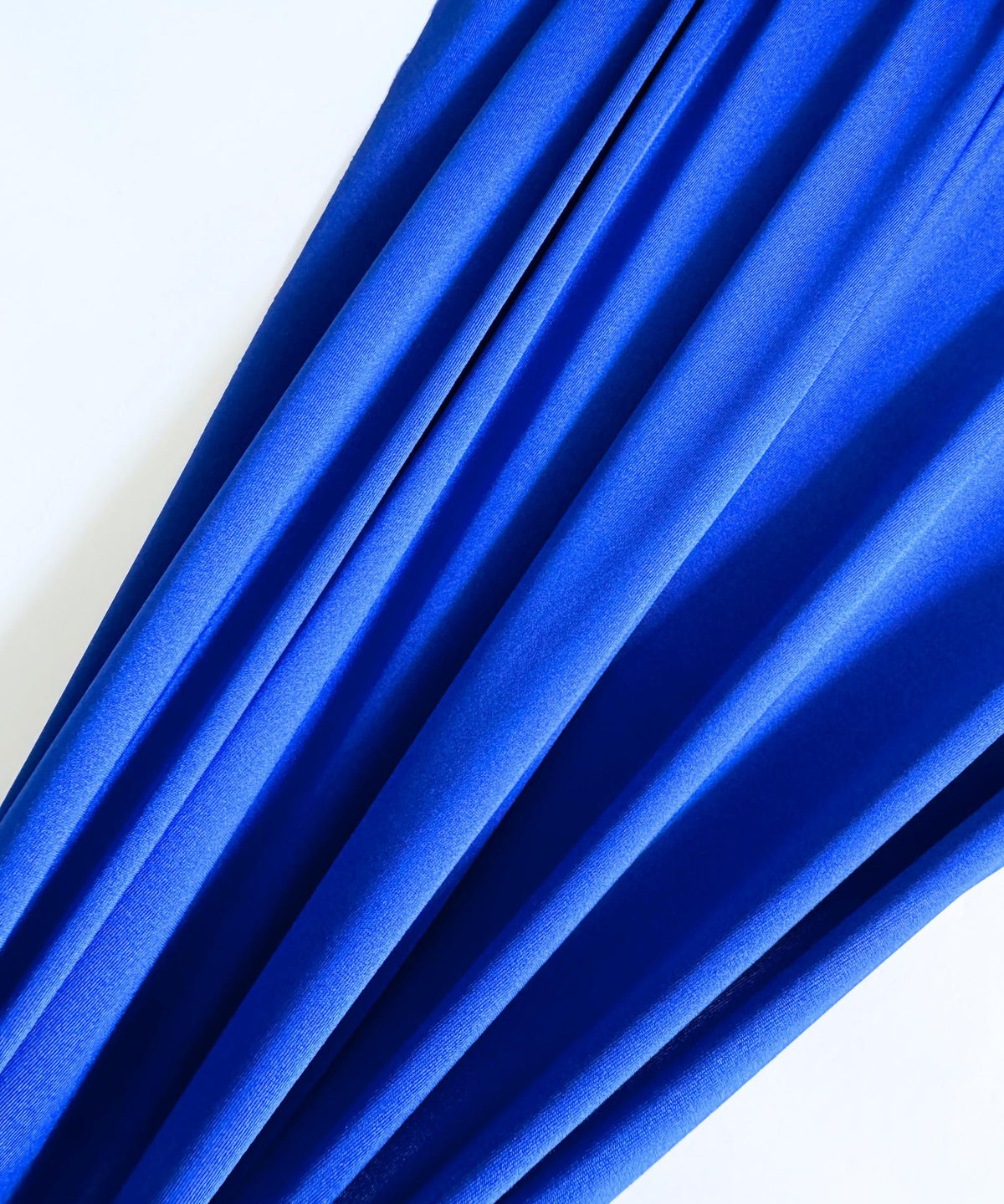 Royal Blue Nylon Spandex Fabric, 4-Way Stretch Milliskin, by the Yard