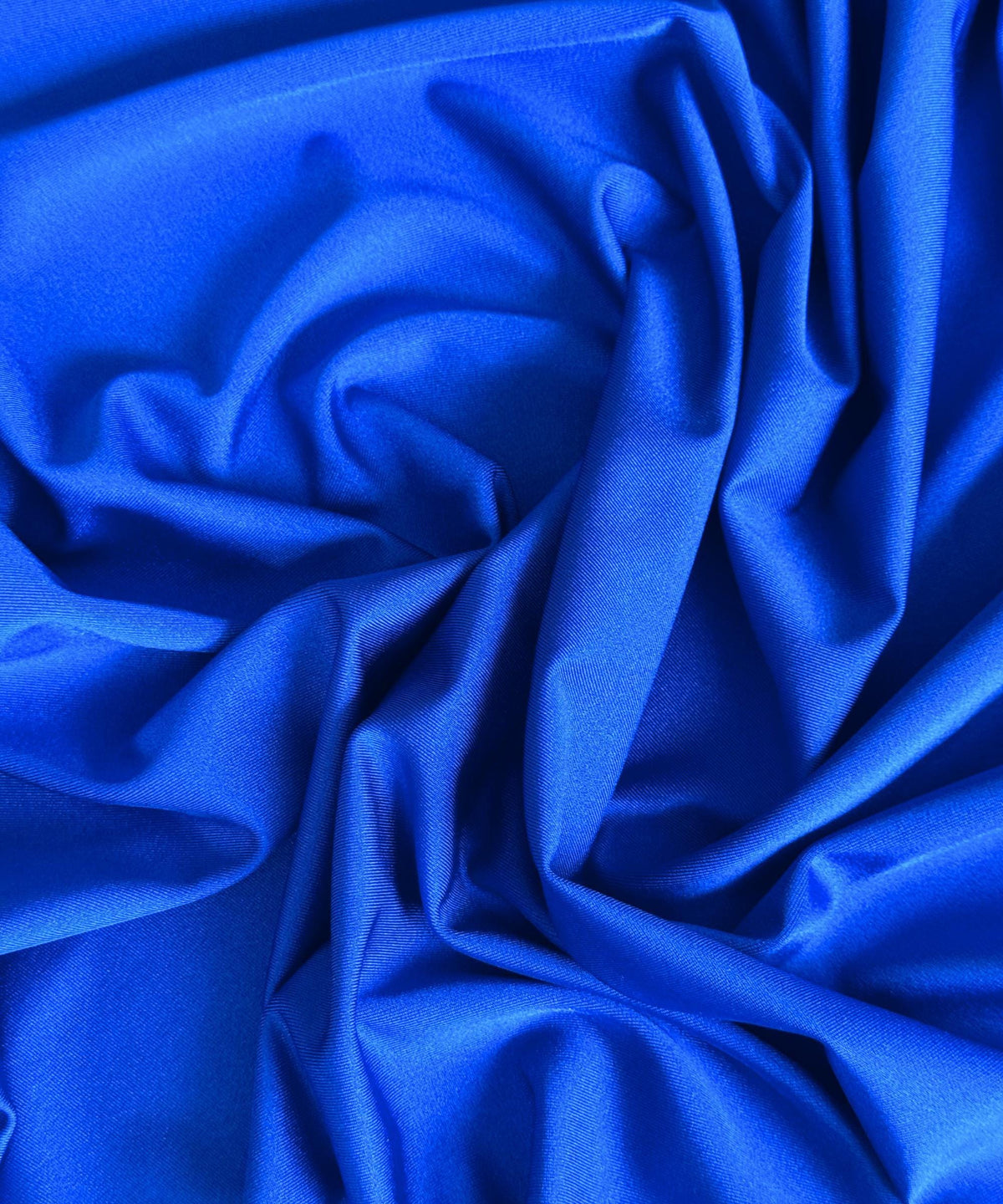 Royal Blue Nylon Spandex Fabric, 4-Way Stretch Milliskin, by the Yard