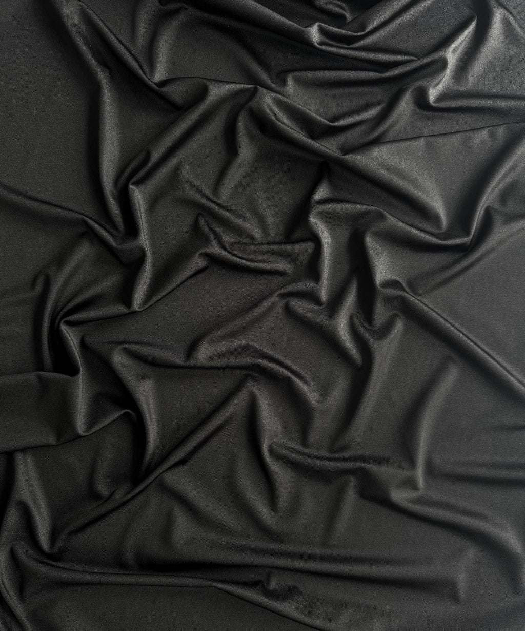 Black Milliskin Nylon Spandex Fabric by the Yard, Premium Quality 4-Way  Stretch Silky Black Spandex Fabric for Bodysuit, Gowns Leggings