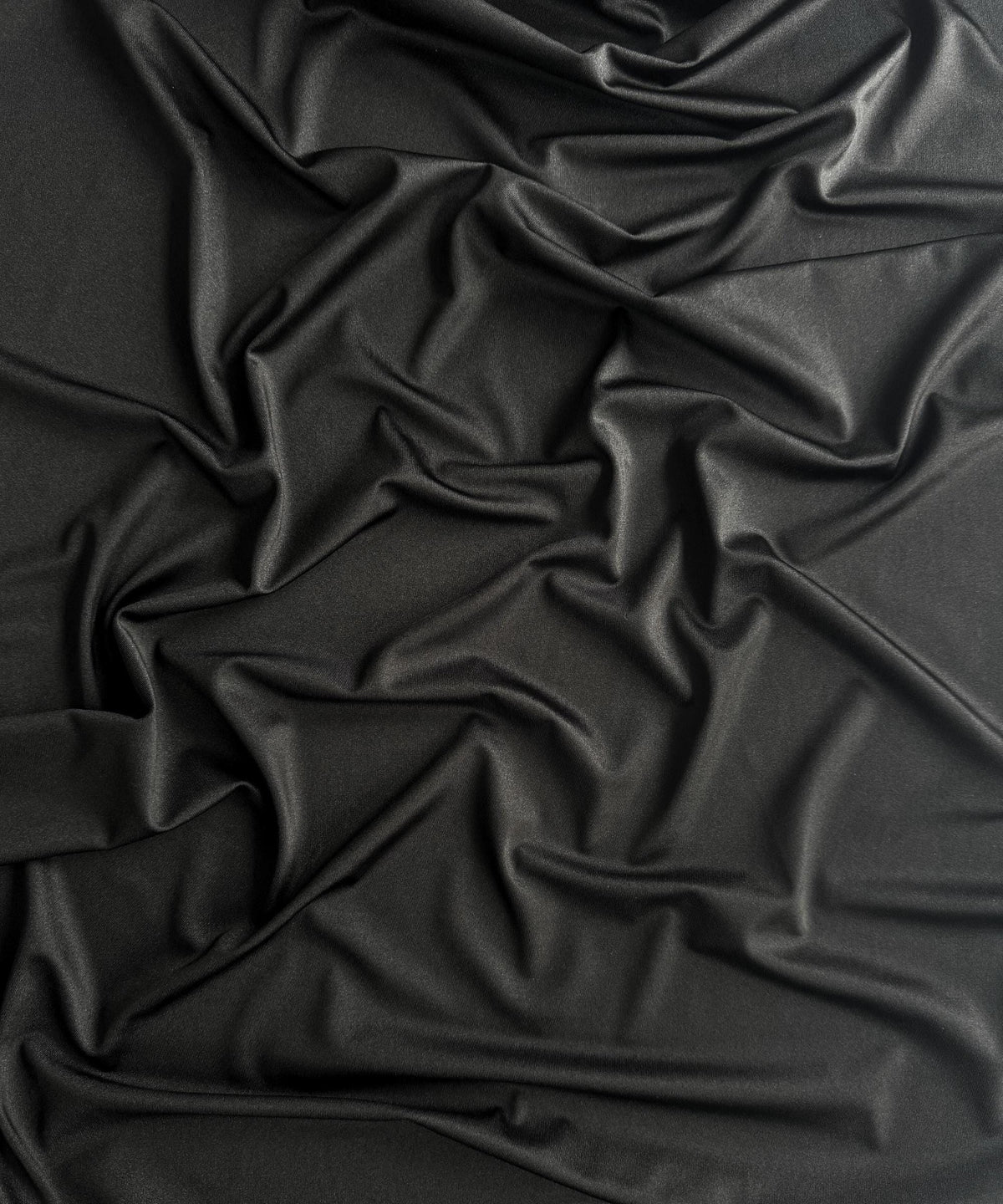 Black Milliskin Nylon Spandex Fabric by the Yard, Premium Quality 4-Way  Stretch Silky Black Spandex Fabric for Bodysuit, Gowns Leggings