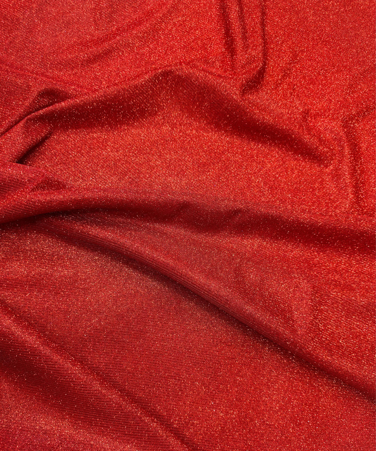 Red Lurex Glitter Fabric, Red Glitter Spandex Knit Fabric by the Yard, Sparkle Red Shimmer Fabric for Evening Gowns, Backdrops, Costumes