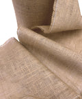 Jute Burlap Fabric by the Yard 14" Wide, Natural Burlap Fabric for Table Runner, Bags, Rustic Wedding Decor, Bags, Bows, Gardening