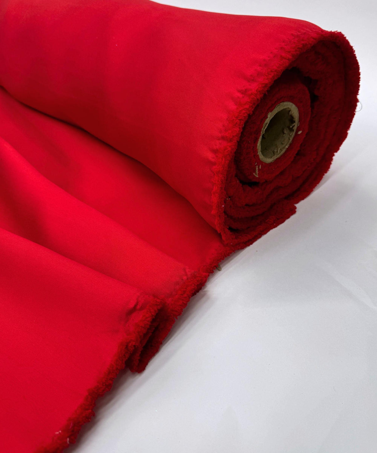 Premium Quality Red Mikado Satin Fabric, Satin Twill Fabric 60" Width, Dense Red Satin Matte Structure, Red Mikado Twill Fabric by the Yard