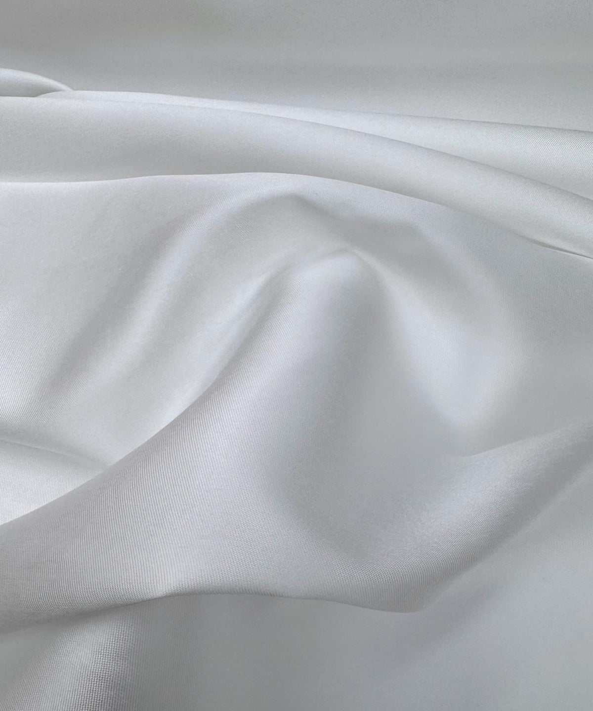 Premium Quality White Mikado Satin Fabric, Satin Twill Fabric 60" Width, Dense White Bridal Satin Matte Structure, Mikado Twill Fabric
