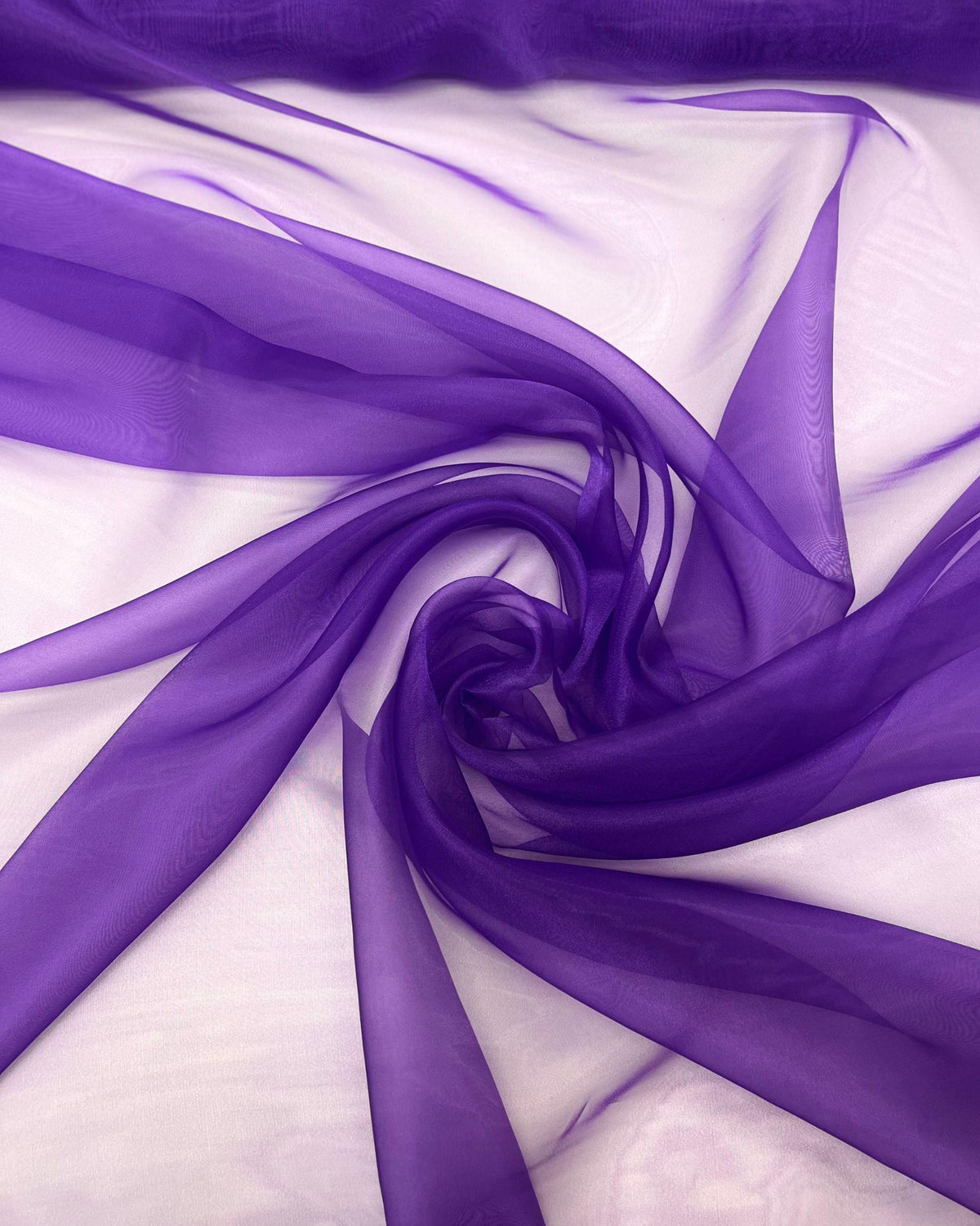 Purple Crystal Organza Fabric by the Yard – Sparkle Sheer Fabric for Pageant Dresses, Gowns, Wedding Decor & Crafts (60" Wide)