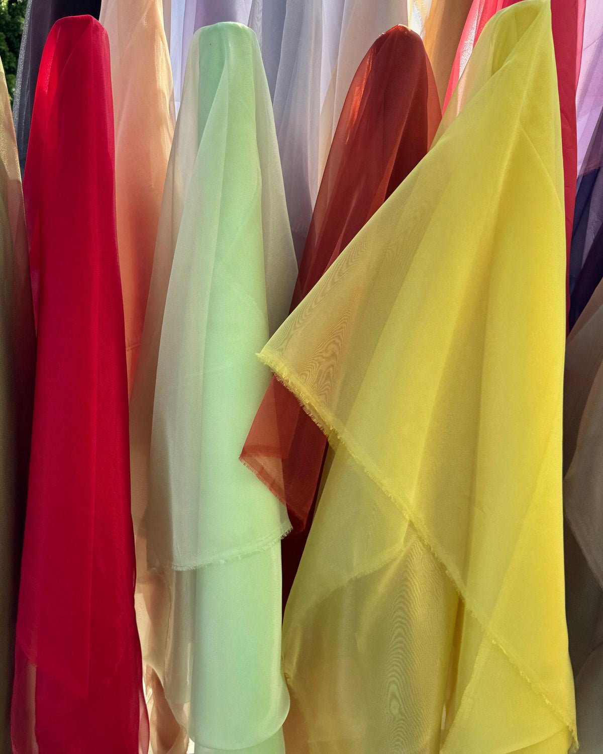 Sheer Crystal Organza Fabric by the Yard -  60" Wide, Lightweight Sheer  Organza Fabric For Party, Wedding Decoration, Gowns