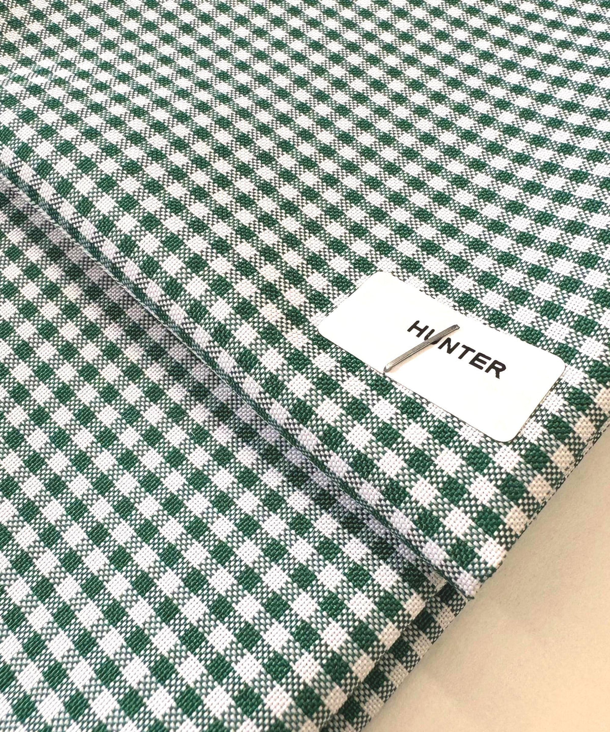 Hunter Green Gingham Checked Fabric by Yard 1/8” inch Poly Cotton Hunter Green Checkered Fabric for Tablecloth Dress Curtains Pillow Cases