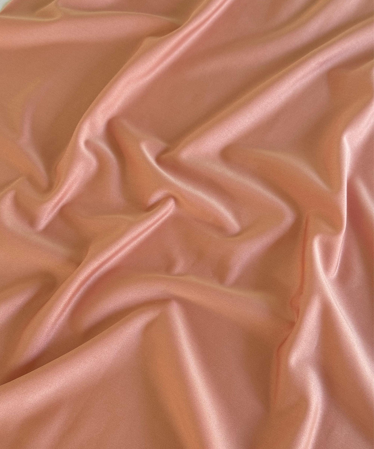 Blush Pink Shiny Milliskin Nylon Spandex Fabric by the Yard 60" Wide, 4-Way Stretch Blush Pink Spandex Fabric for Swimwear Gowns Costumes