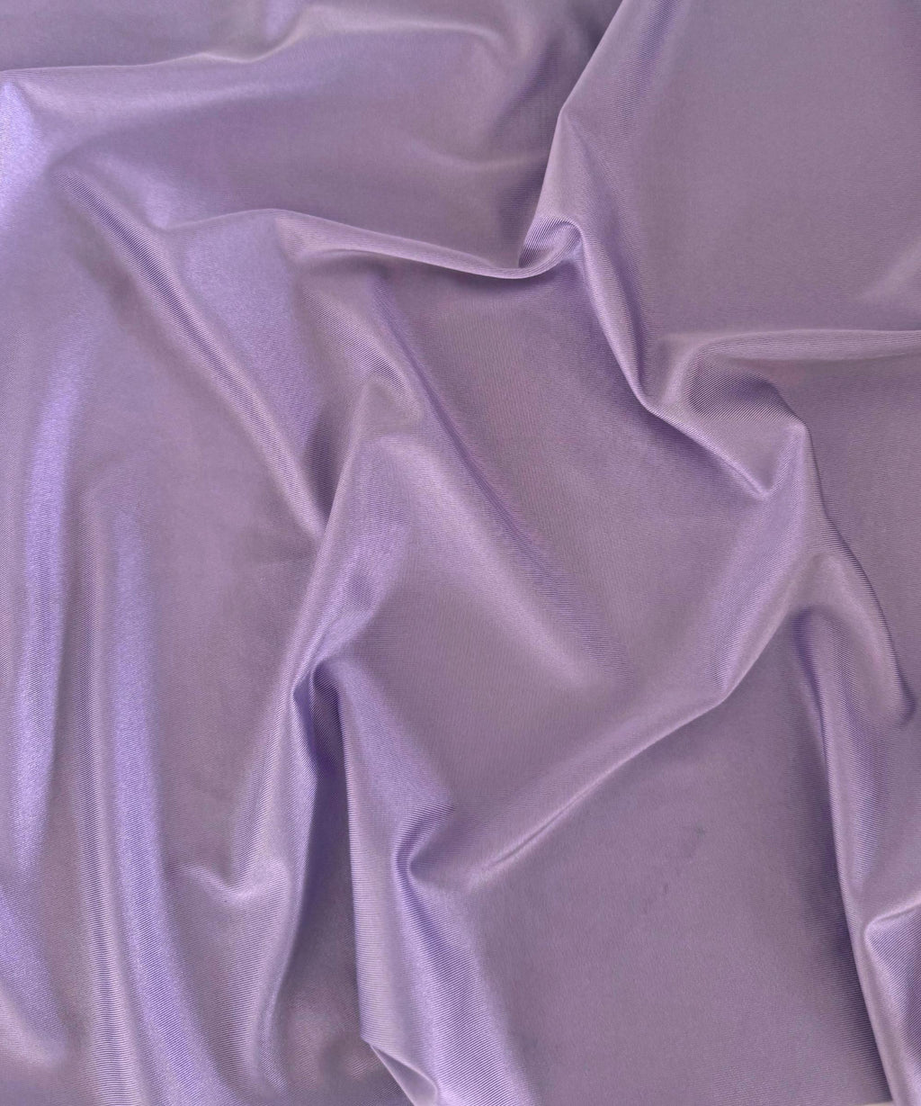 Lilac Milliskin Nylon Spandex Fabric by the Yard, Premium Quality 4-Way Stretch Lilac Spandex Fabric for Bodysuit, Gowns, Leggings, Swimwear