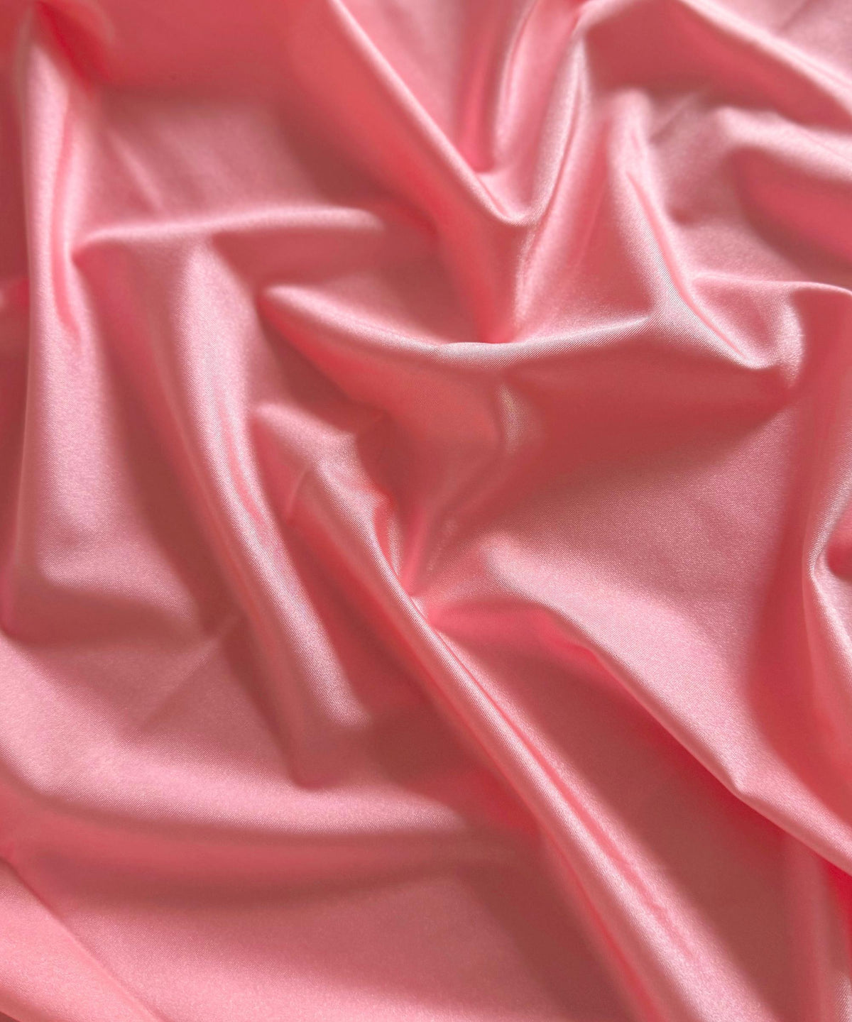 Coral Pink Shiny Milliskin Nylon Spandex Fabric by the Yard 60" Wide, 4-Way Silky Stretch Coral Pink  Spandex Fabric for Swimwear, Gowns