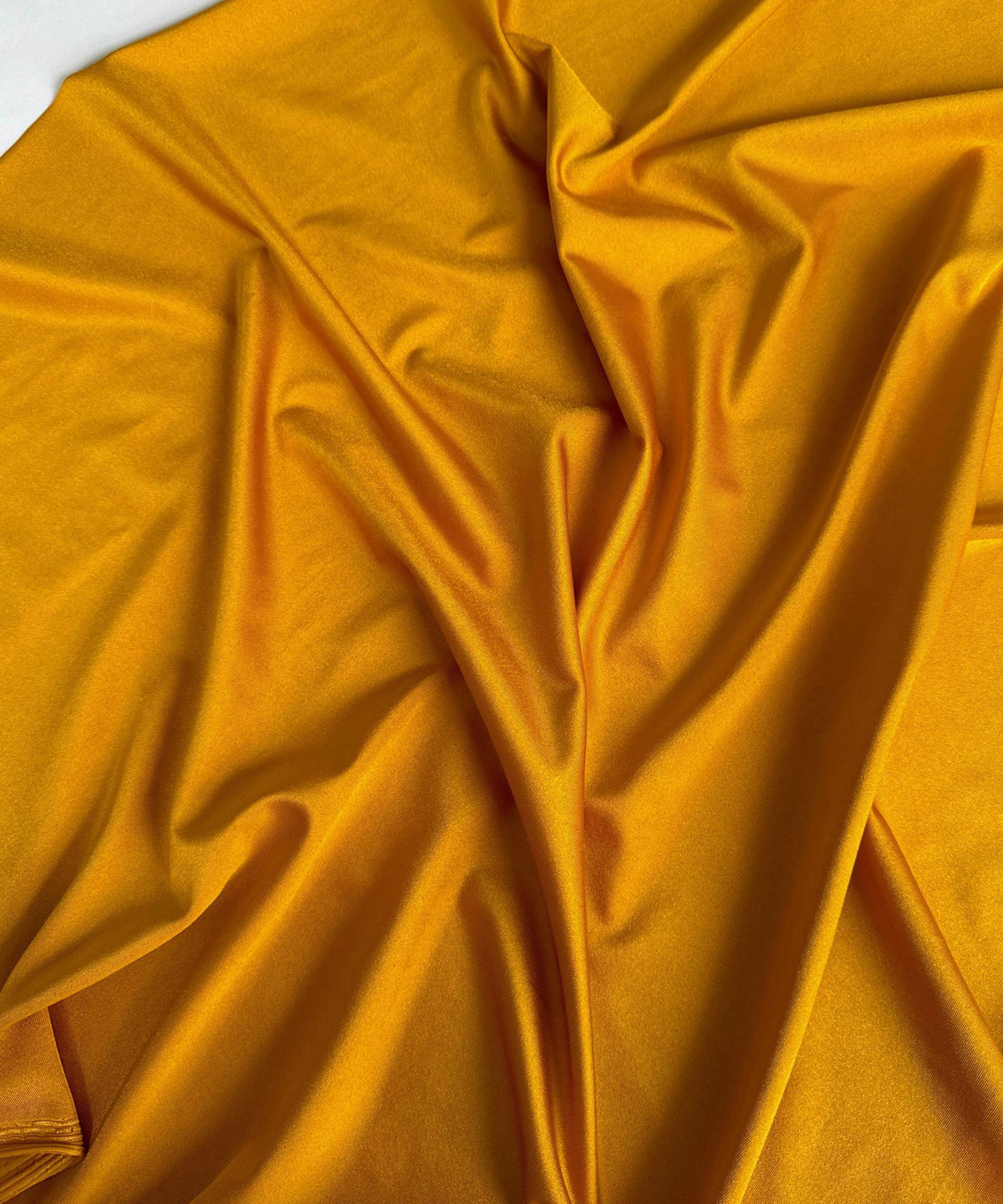 Copper Shiny Nylon Spandex Fabric by the Yard, 4-Way Stretch Nylon Milliskin Copper Spandex Fabric for Costumes Swimwear Gowns Activewear