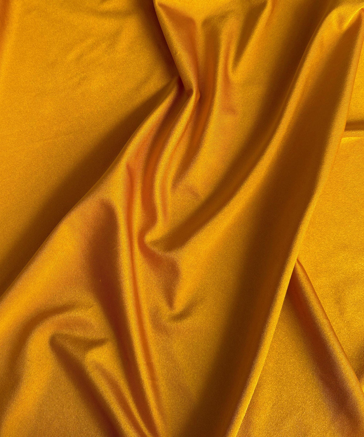 Copper Shiny Nylon Spandex Fabric by the Yard, 4-Way Stretch Nylon Milliskin Copper Spandex Fabric for Costumes Swimwear Gowns Activewear