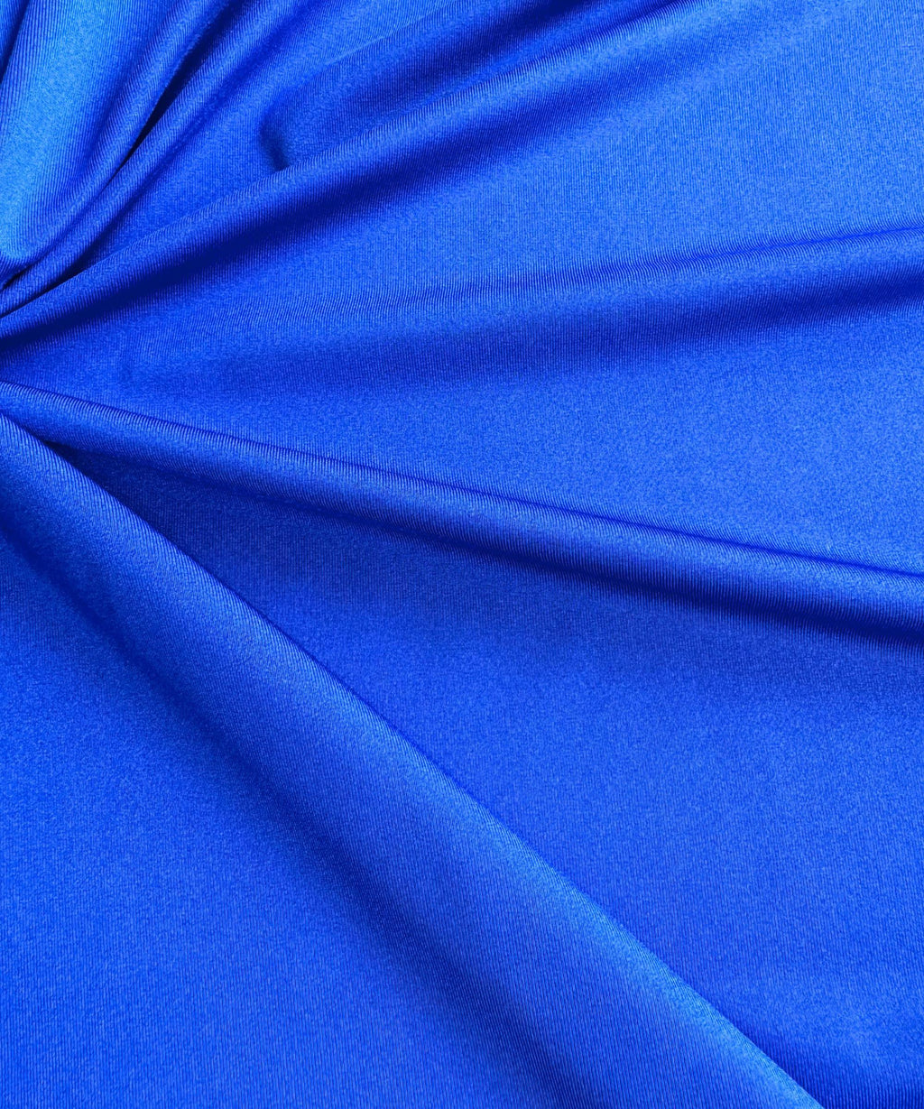 Royal Blue Nylon Spandex Fabric, 4-Way Stretch Milliskin, by the Yard