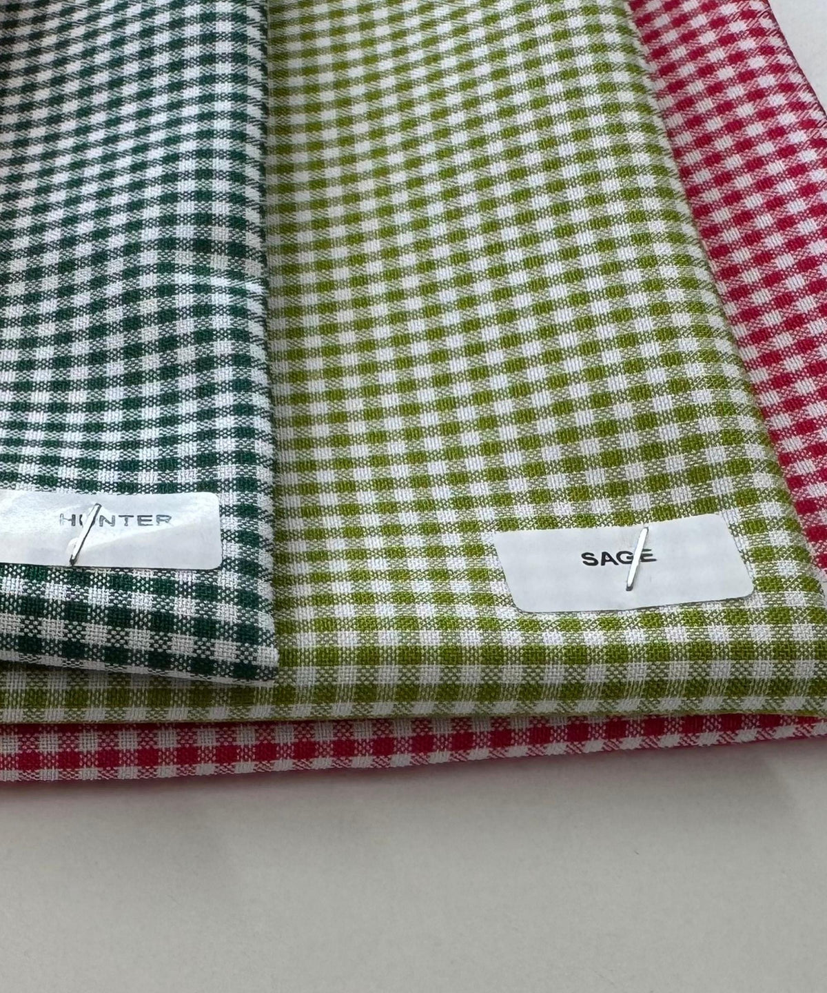 Sage Green Gingham Checked Fabric by Yard 1/8” inch Poly Cotton Sage Checkered Fabric for Tablecloth Dress Curtains Pillow Cases