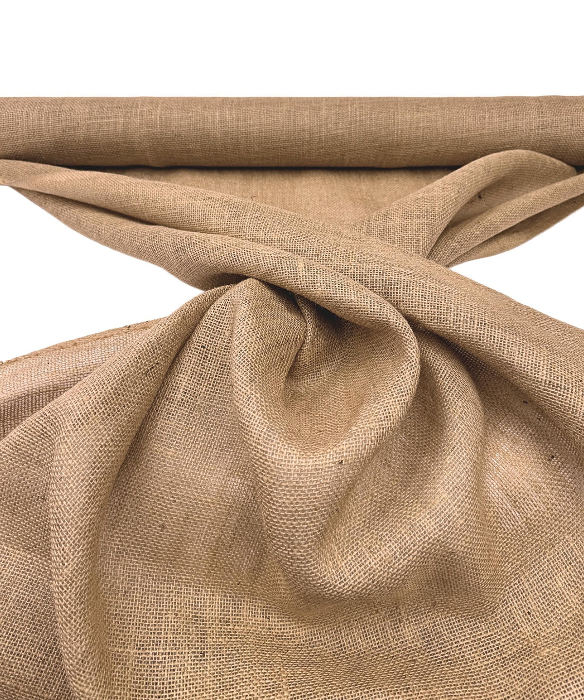 Jute Burlap Fabric by the Yard 60" Wide, Natural Burlap Fabric for Table Runner, Bags, Rustic Wedding Decor, Bags, Bows, Gardening