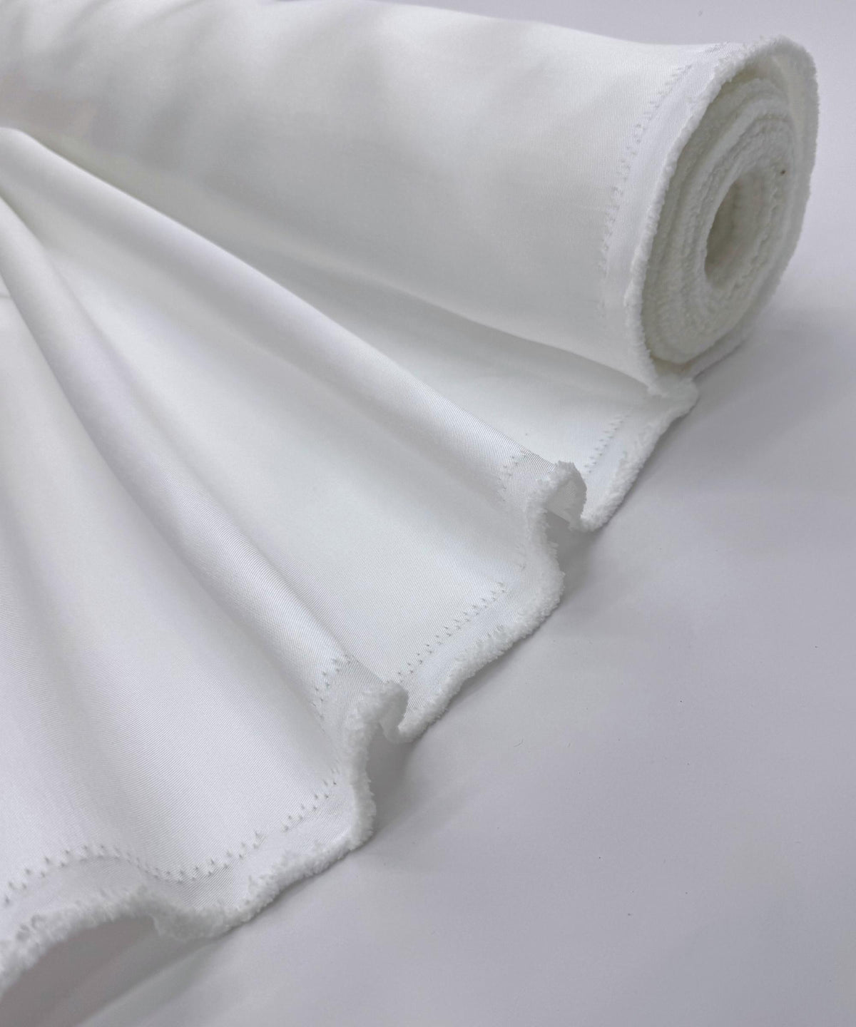Premium Quality White Mikado Satin Fabric, Satin Twill Fabric 60" Width, Dense White Bridal Satin Matte Structure, Mikado Twill Fabric