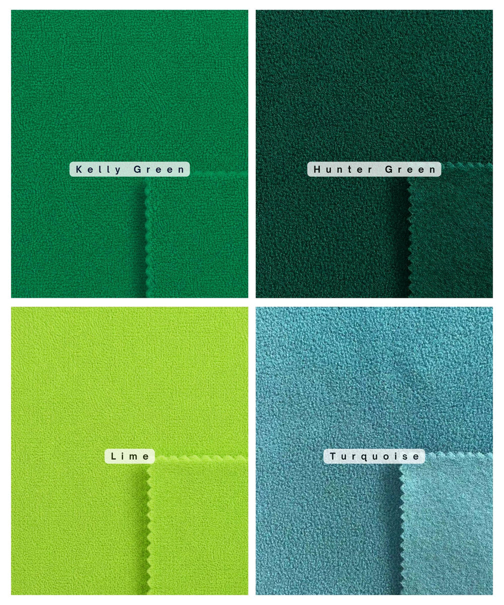 Solid Polar Fleece Anti-Pill Fabric - 25 COLORS - Sold By The Yard 60"  Fleece for Warm Blankets, DIY & Sewing