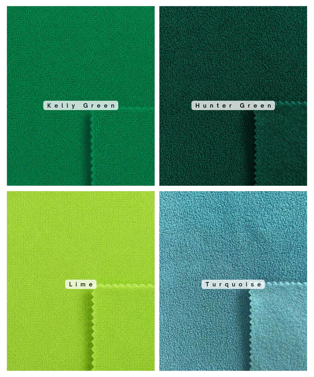 Solid Polar Fleece Anti-Pill Fabric - 25 COLORS - Sold By The Yard 60"  Fleece for Warm Blankets, DIY & Sewing