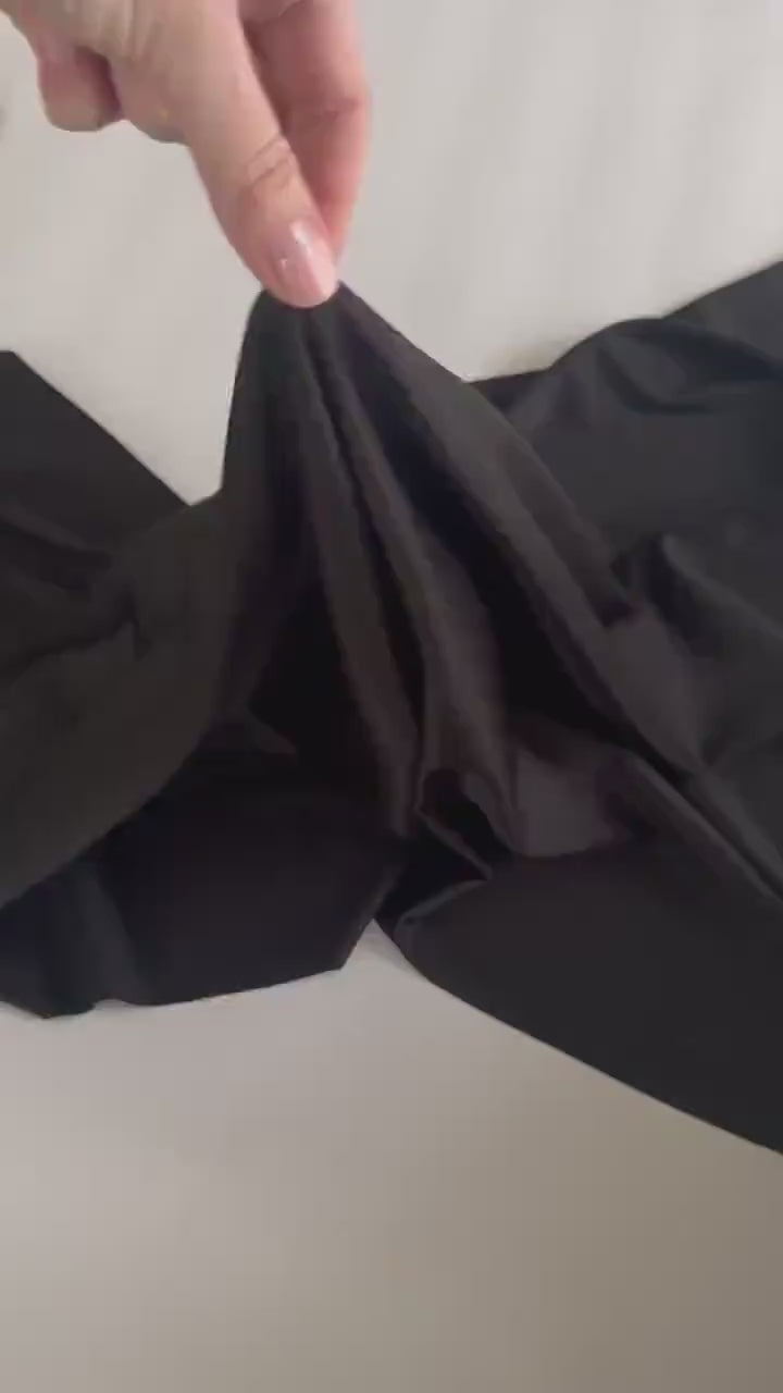 Black Milliskin Nylon Spandex Fabric by the Yard, Premium Quality 4-Way  Stretch Silky Black Spandex Fabric for Bodysuit, Gowns Leggings